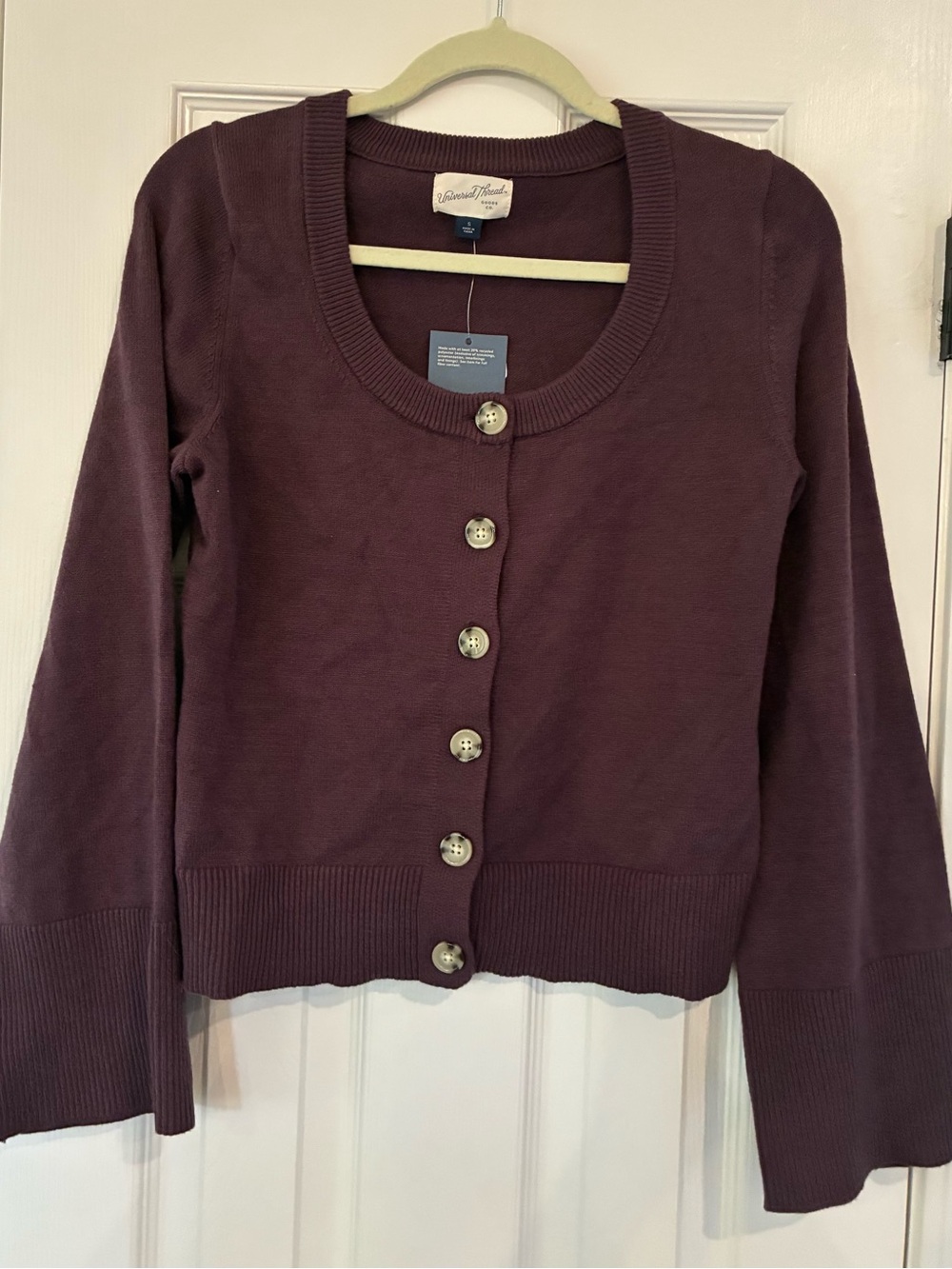 NWT Universal Thread Purple Soft Women’s Cardigan Size S
